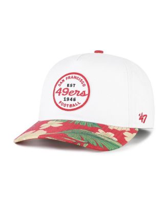 Men's White/Scarlet San Francisco 49ers Beach Side Hitch Adjustable Hat