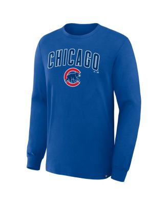 Men's Royal Chicago Cubs Lock-Up Legacy Long Sleeve T-Shirt