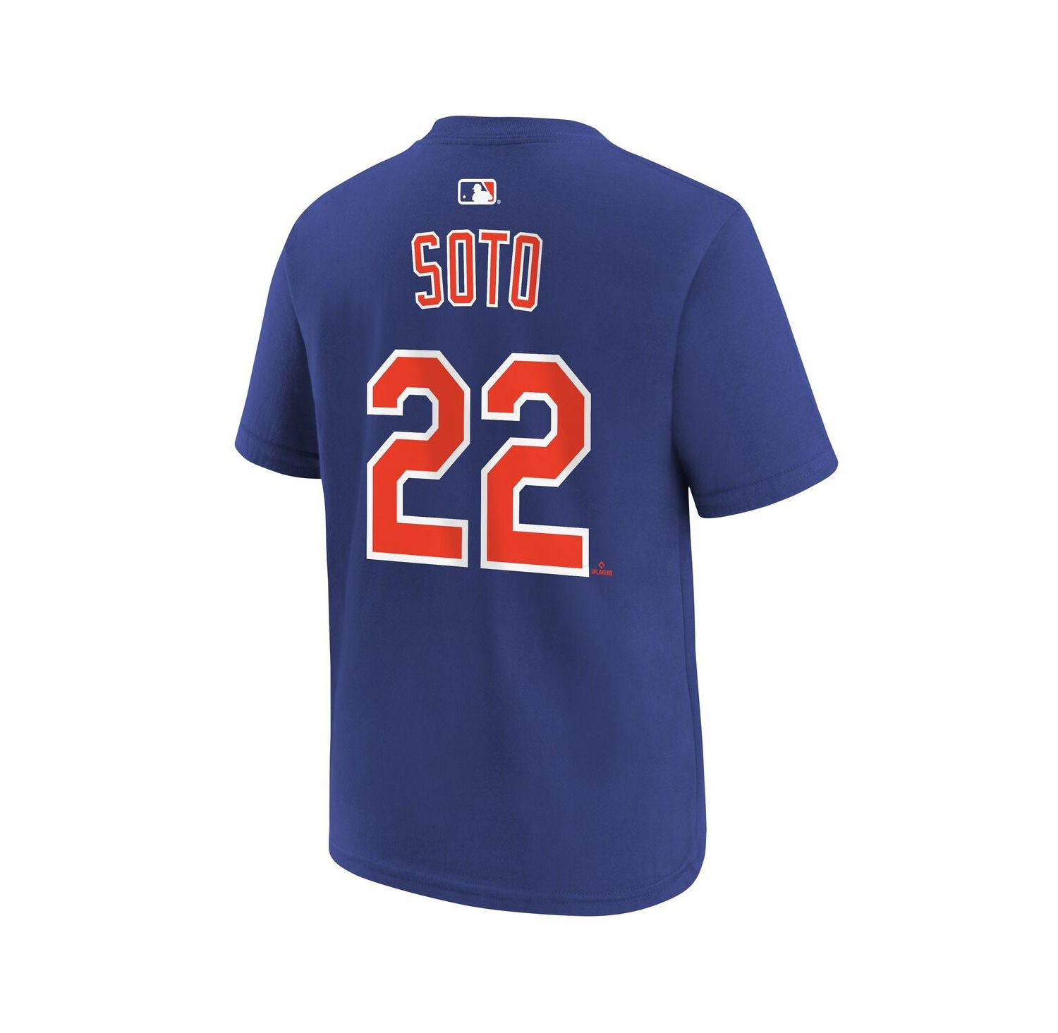 Big Boys and Girls Juan Soto Royal New York Mets Name & Number T-Shirt