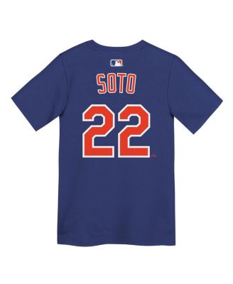 Preschool Juan Soto Royal New York Mets Name & Number T-Shirt