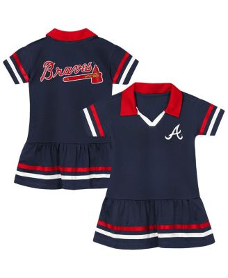 Toddler Navy Atlanta Braves Star Player Dress