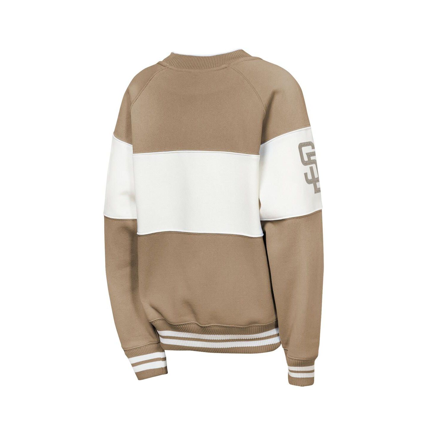 Детская толстовка Outerstuff Brown San Diego Padres Ultimate Pastels On Base — фото 2