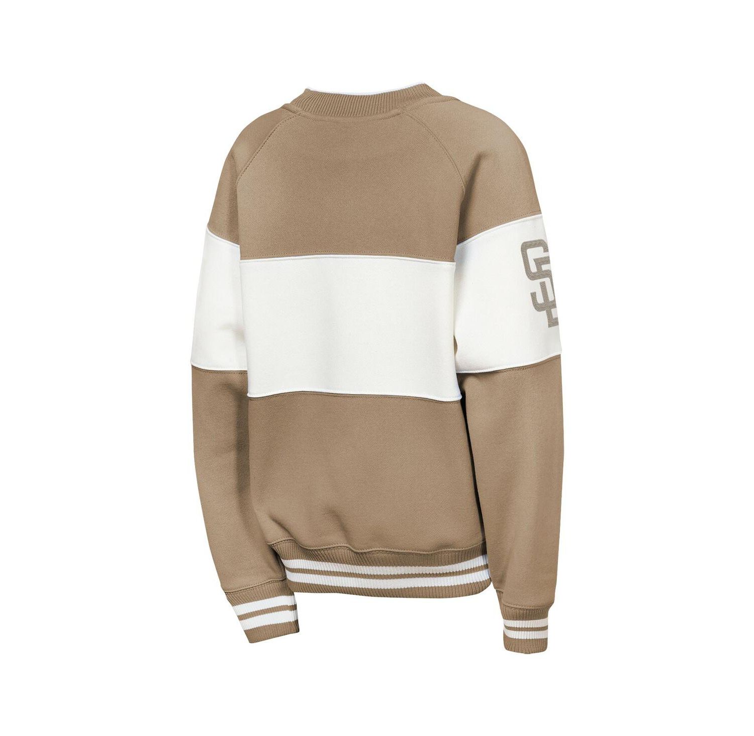 Big Boys and Girls Brown San Diego Padres Ultimate Pastels On Base Sweatshirt