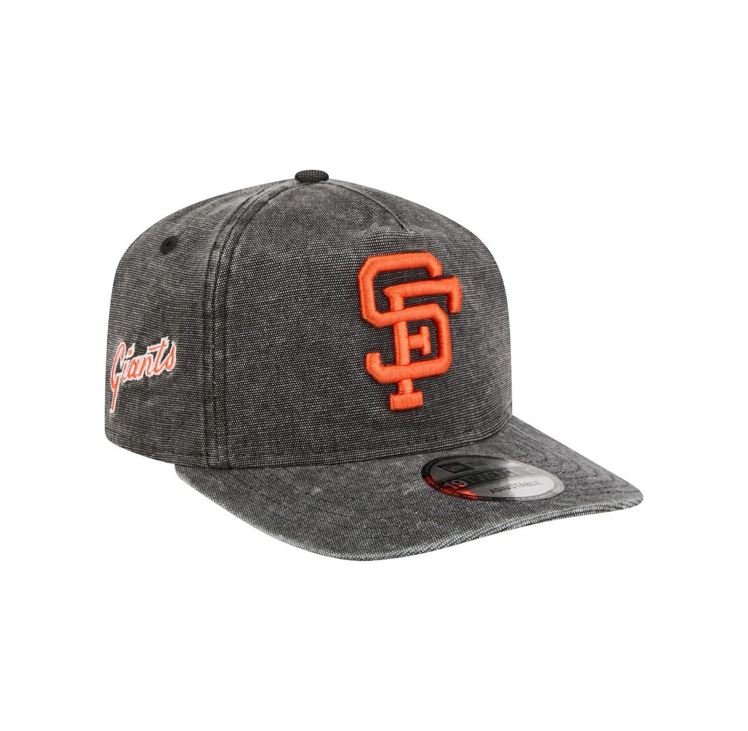Men's Black San Francisco Giants Throwback Denim Classic 19TWENTY Adjustable Hat