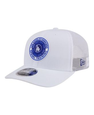 Men's White Los Angeles Dodgers 2026 Spring Training Fan Pack 9SEVENTY Adjustable Trucker Hat