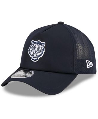 Men's Navy Detroit Tigers 2026 Batting Practice Alternate Apex 9FORTY Adjustable Hat