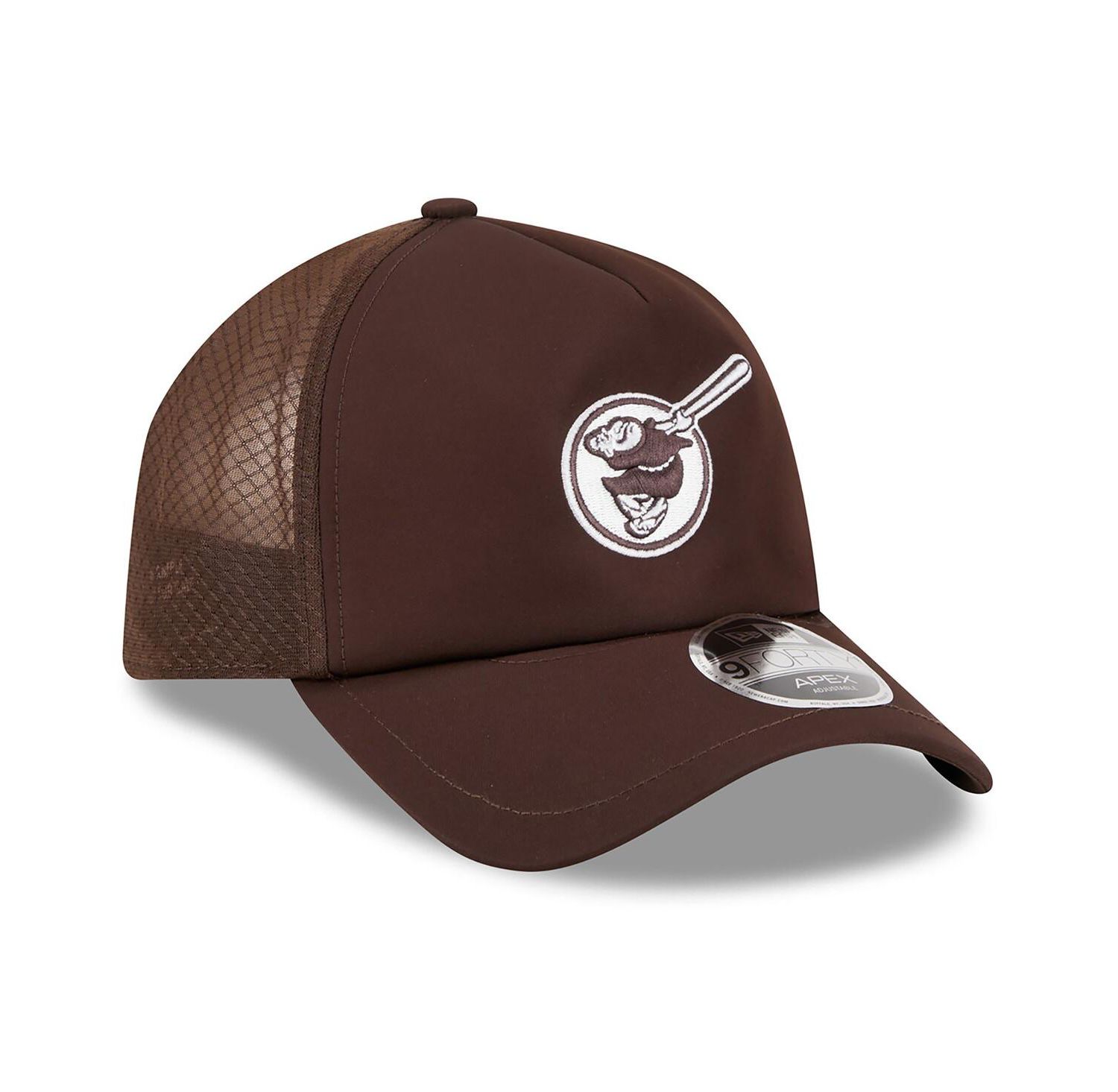 Men's Brown San Diego Padres 2026 Batting Practice Alternate Apex 9FORTY Adjustable Hat