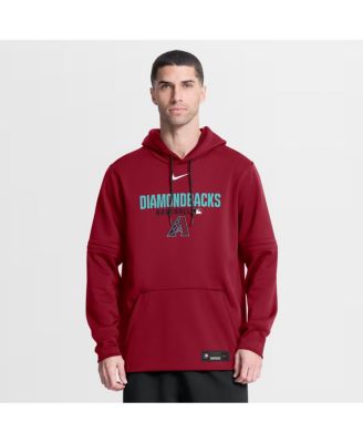 Men's Red Arizona Diamondbacks Authentic Collection Therma-FIT Hoodie