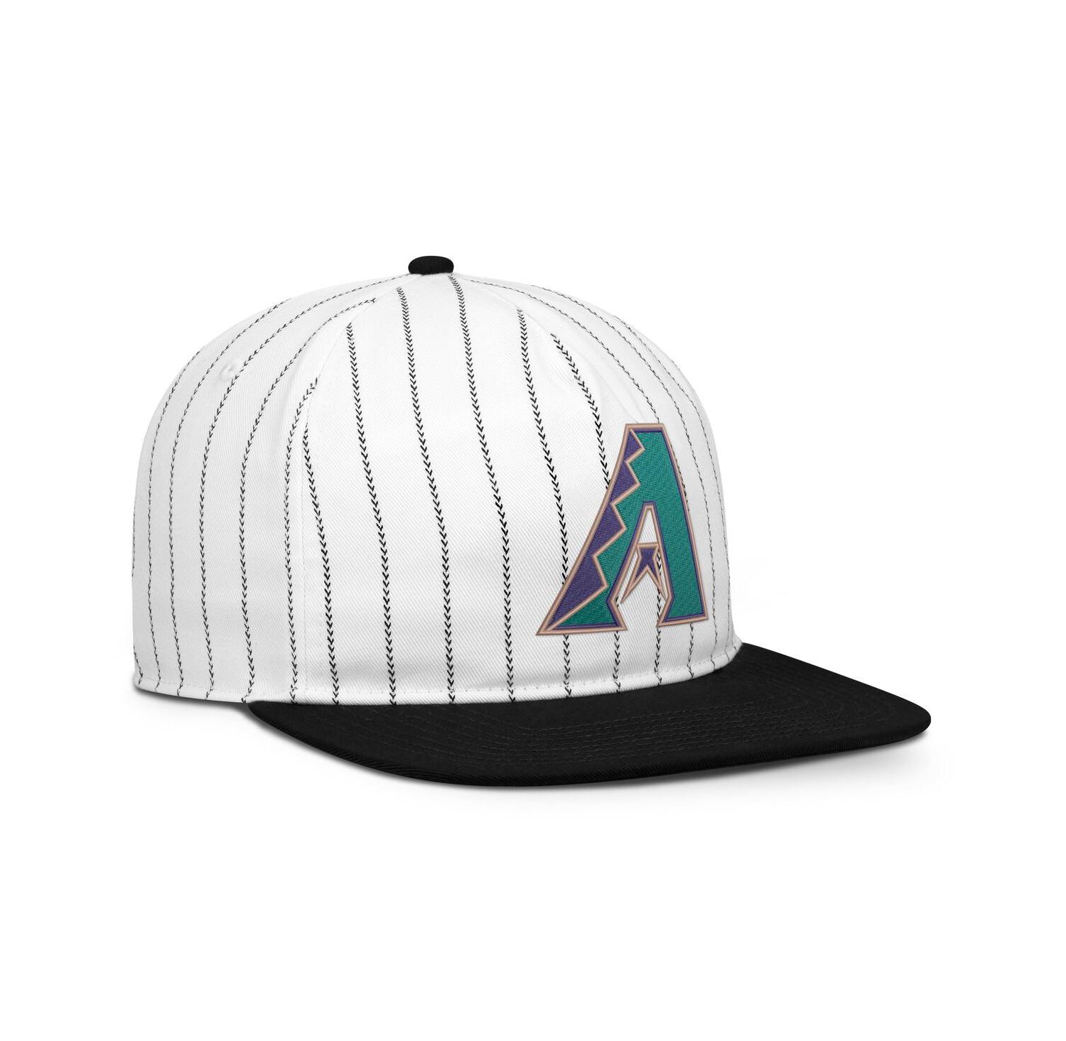Men's White/Black Arizona Diamondbacks Cooperstown Collection Pro Adjustable Hat