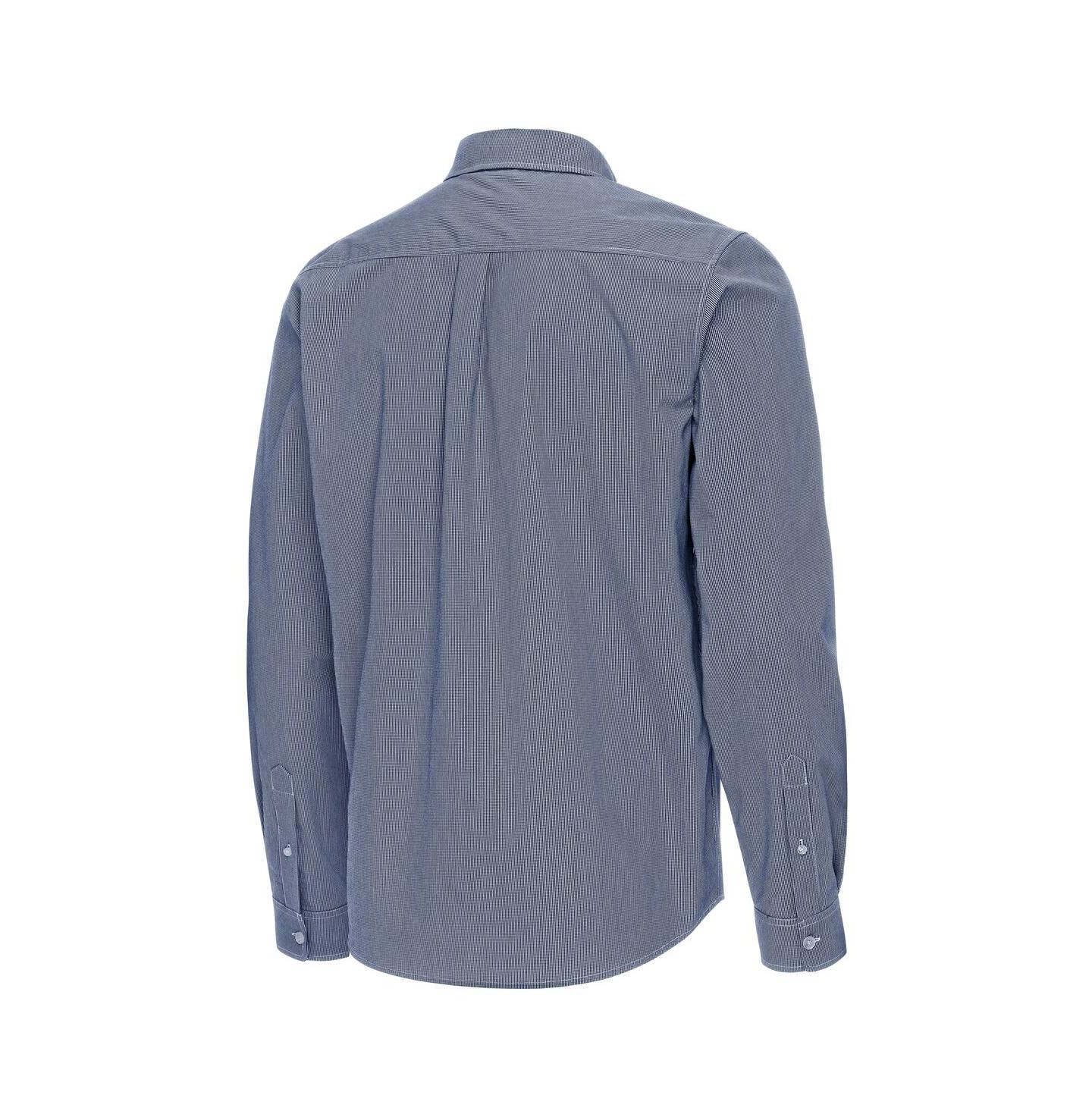 Мужская рубашка Antigua Navy Notre Dame Fighting Irish Porter Woven Tri-Blend Long Sleeve Button-Down — фото 2