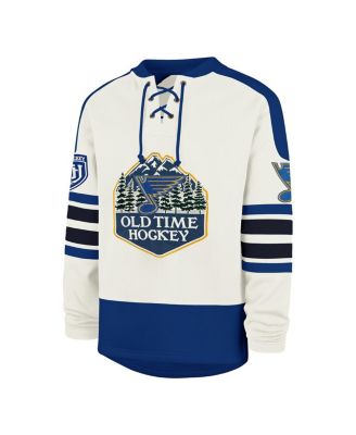 Men's Cream St. Louis Blues Pond Hockey Trio Eternal Lacer Sweatshirt