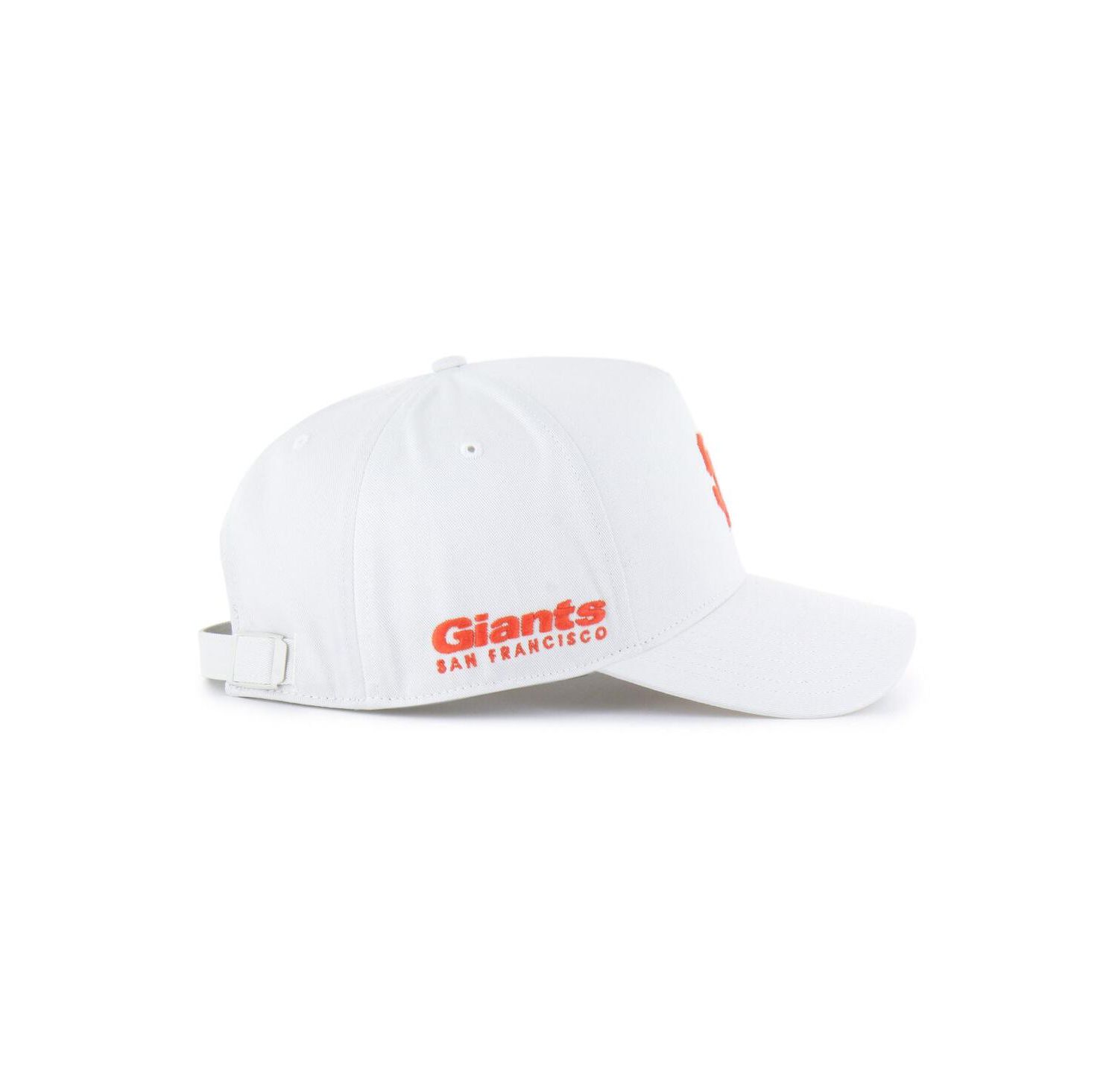 Men's White San Francisco Giants Foundational Pinch Offside Adjustable Hat