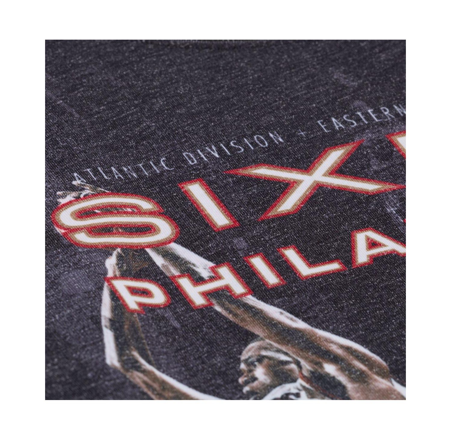 Men's Black Philadelphia 76ers Hardwood Classics Originals Collection 2000-2001 Team Roster T-Shirt