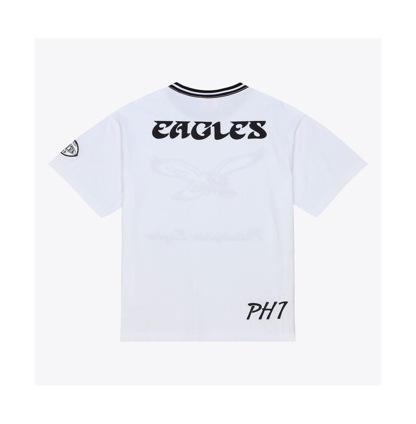 Мужская футболка Mitchell & Ness White Philadelphia Eagles Arctic — фото 4