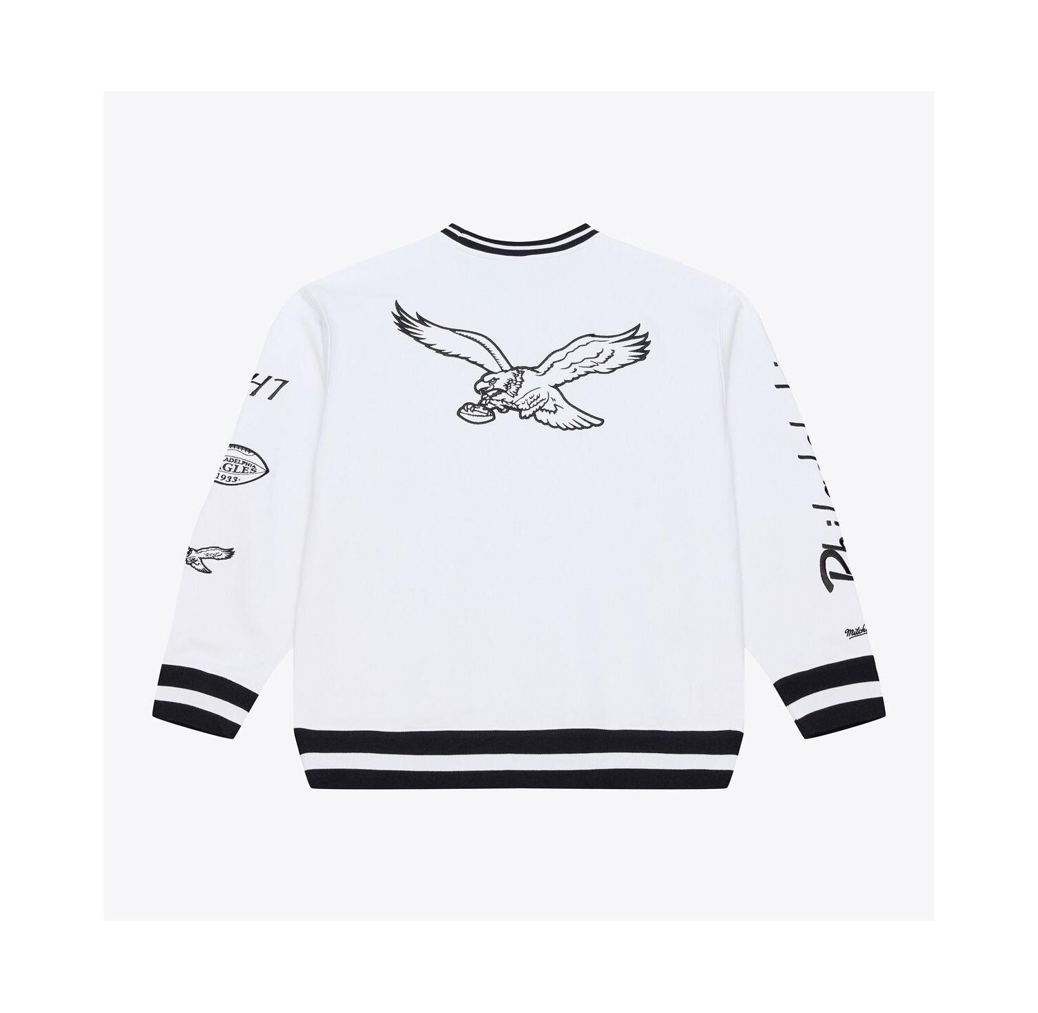 Men's White Philadelphia Eagles Arctic Fleece Sweatshirt