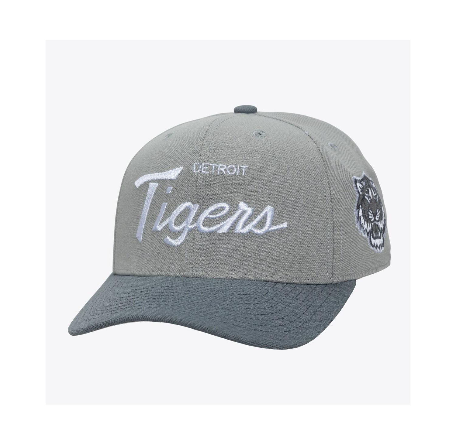 Men's Gray Detroit Tigers Thunderstorm Head Coach Pro-Crown Adjustable Hat