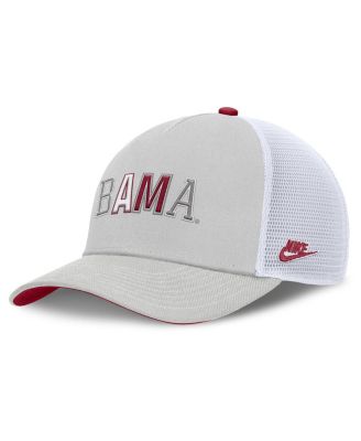 Men's and Women's Gray Alabama Crimson Tide 2026 Basketball Refresh 5-Panel Rise Trucker Hat