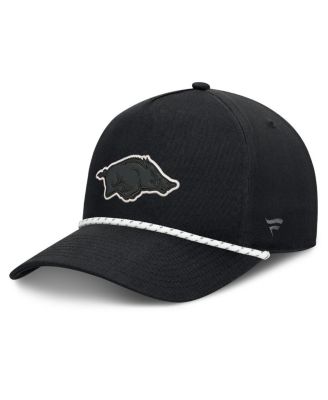 Men's Black Arkansas Razorbacks Undertone Rope Adjustable Hat