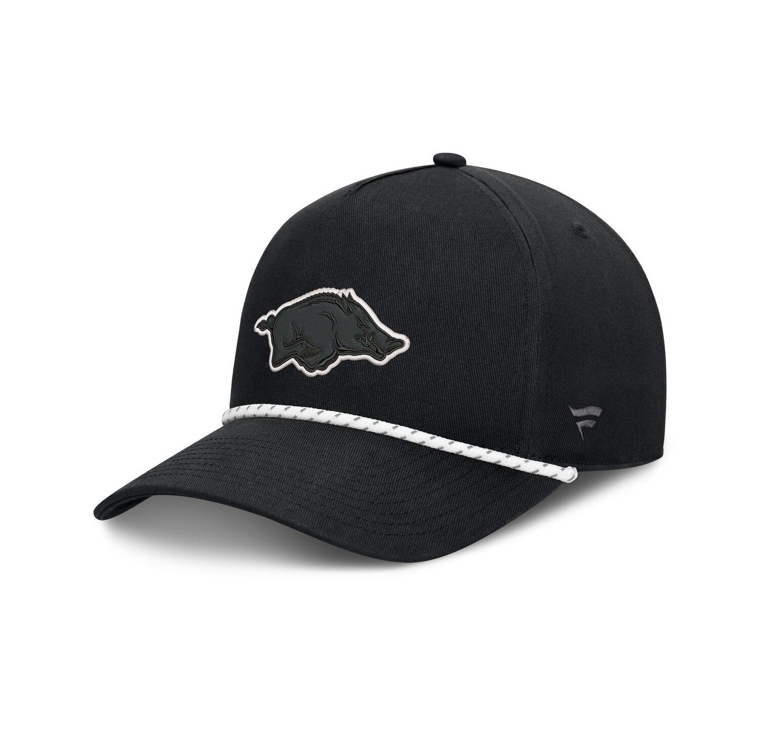 Men's Black Arkansas Razorbacks Undertone Rope Adjustable Hat