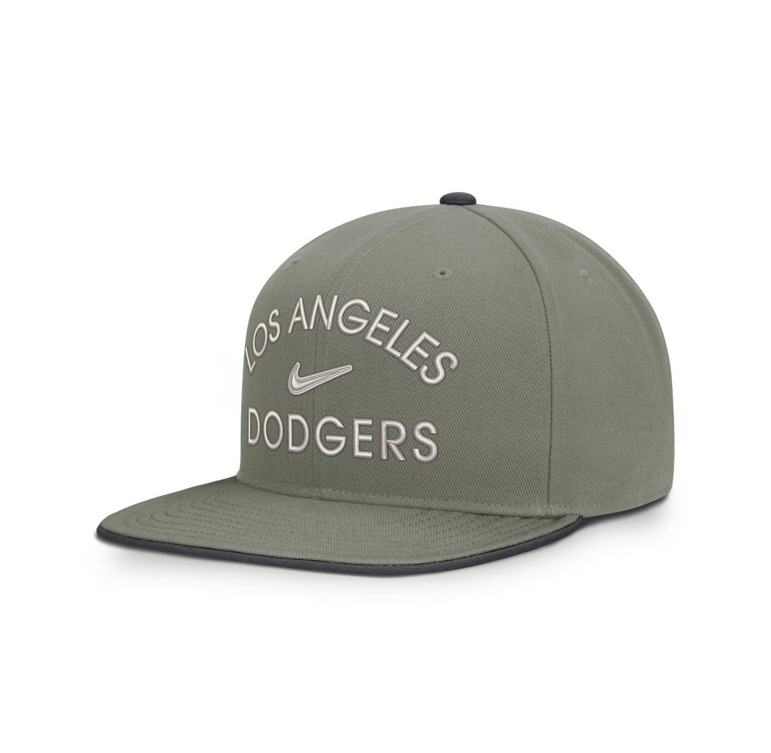 Men's Olive Los Angeles Dodgers Pro Dri-FIT Snapback Hat