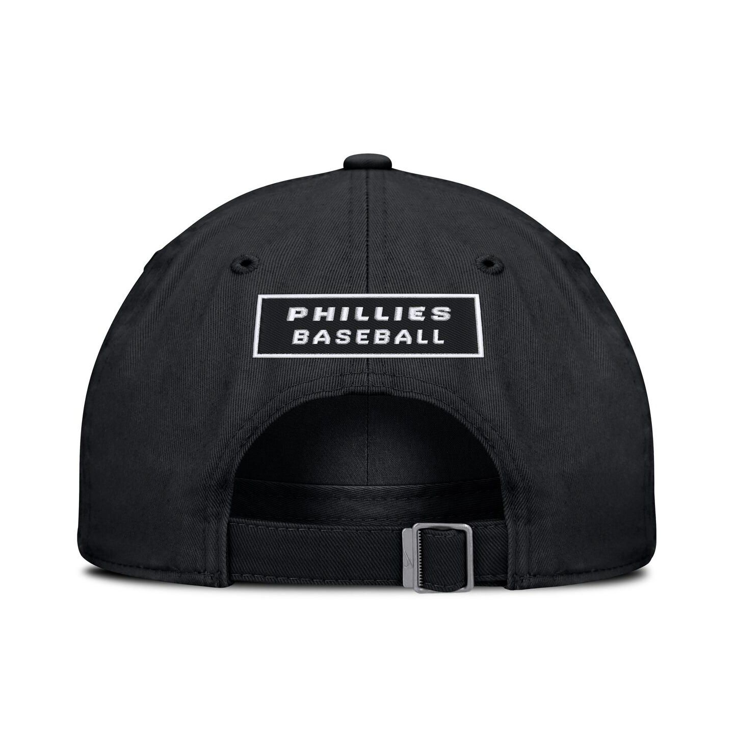 Мужская кепка Nike Black Philadelphia Phillies Primetime Club Adjustable Hat — фото 2