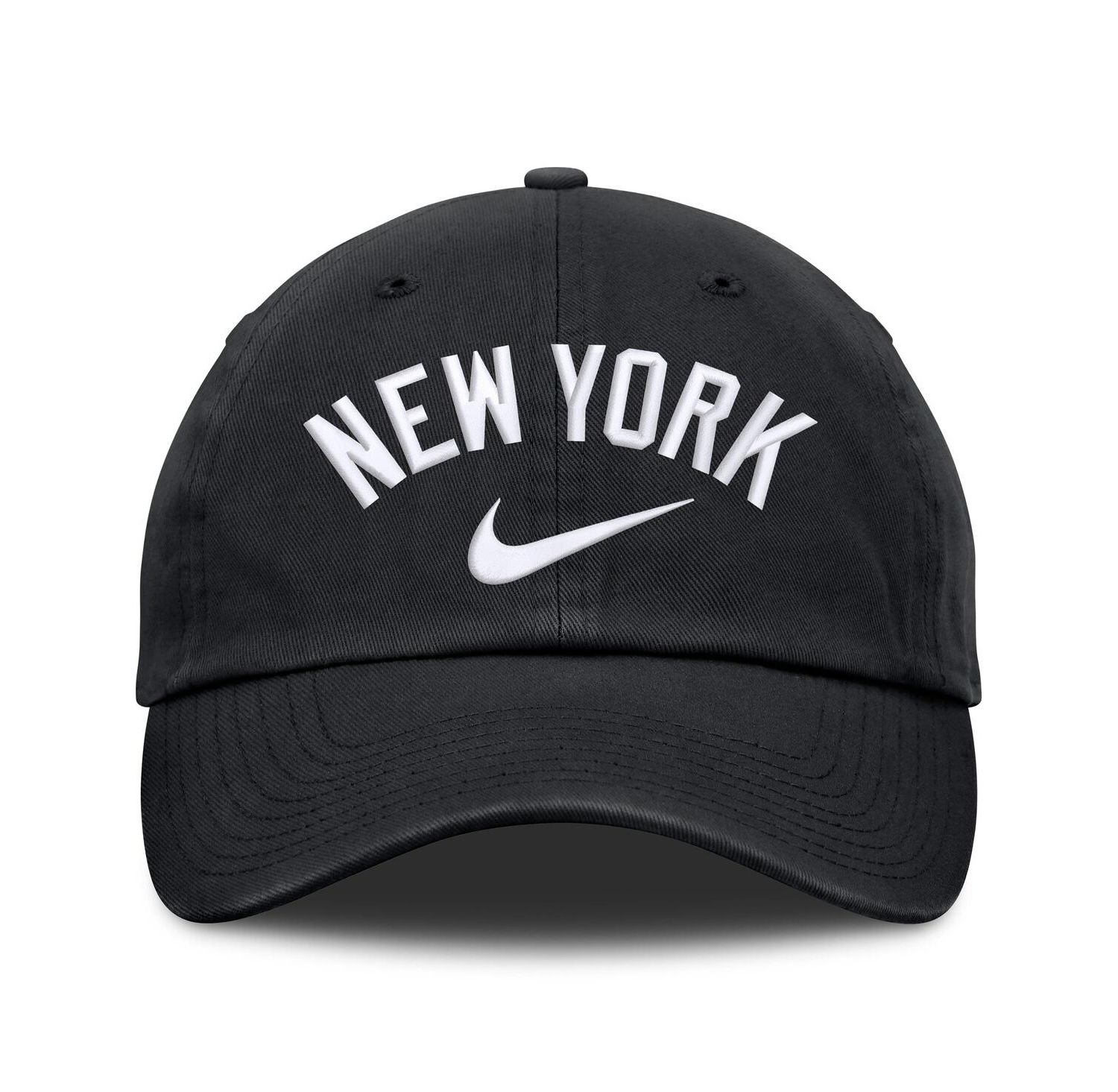 Men's Black New York Yankees Primetime Club Adjustable Hat
