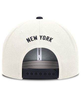 Men's Cream/Navy New York Yankees Cooperstown Pro Dri-FIT Snapback Hat