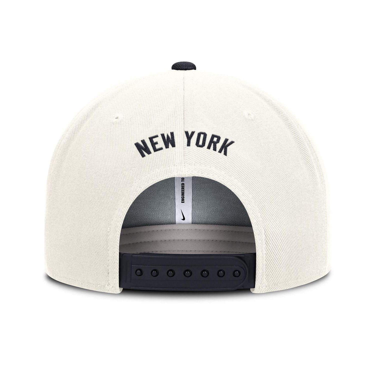 Men's Cream/Navy New York Yankees Cooperstown Pro Dri-FIT Snapback Hat