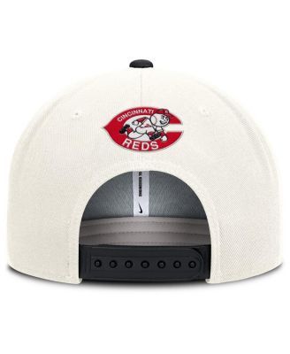 Men's Cream/Black Cincinnati Reds Cooperstown Pro Dri-FIT Snapback Hat