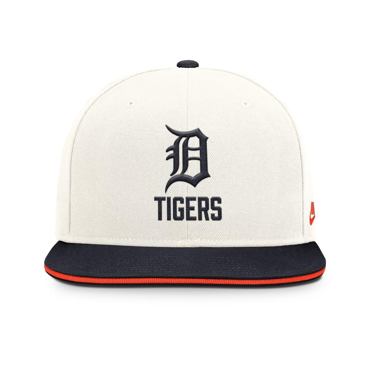 Men's Cream/Navy Detroit Tigers Cooperstown Pro Dri-FIT Snapback Hat
