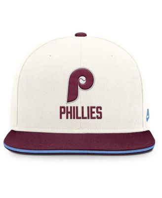 Men's Cream/Burgundy Philadelphia Phillies Cooperstown Pro Dri-FIT Snapback Hat