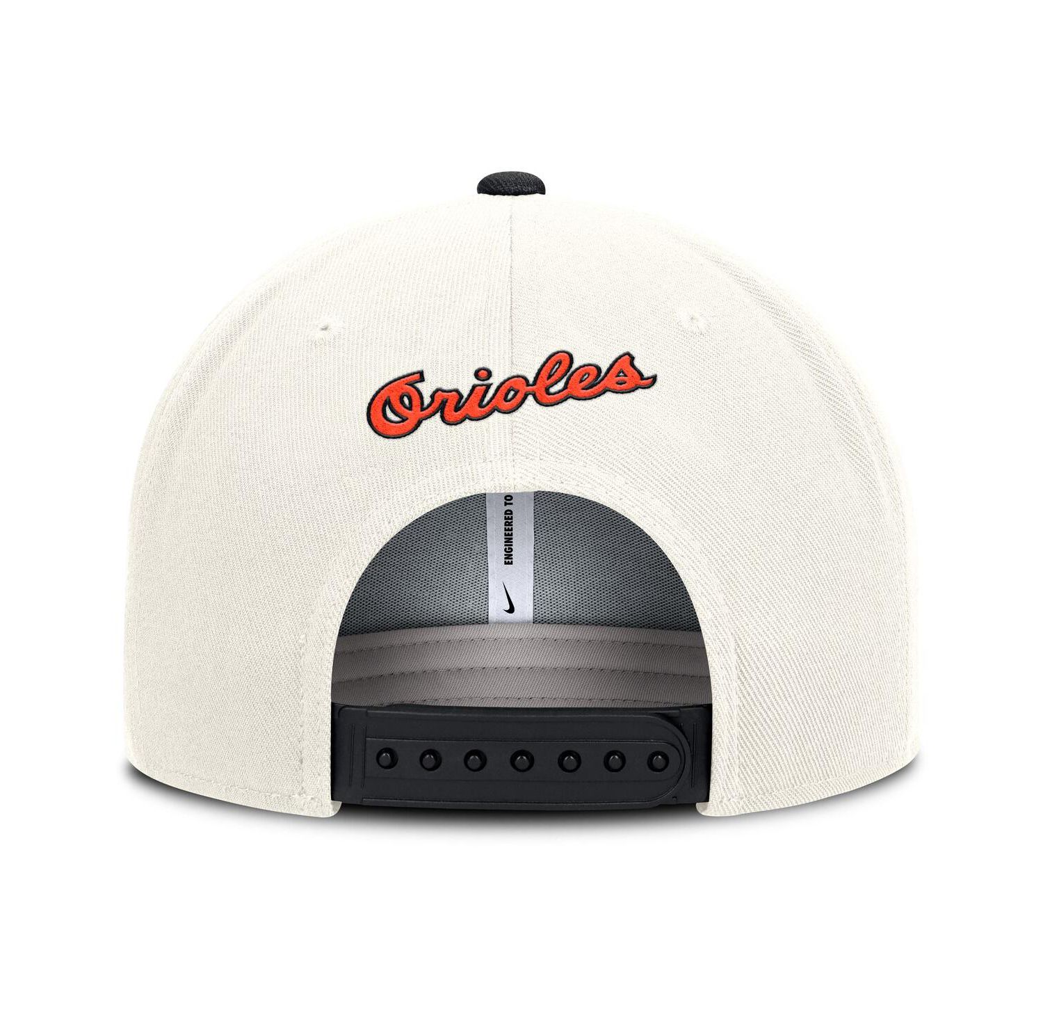 Men's Cream/Black Baltimore Orioles Cooperstown Pro Dri-FIT Snapback Hat