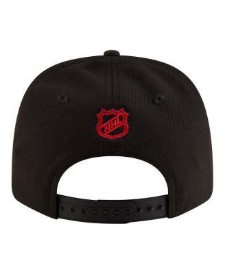 Men's Black Buffalo Sabres 9SEVENTY Stretch-Snap Adjustable Hat