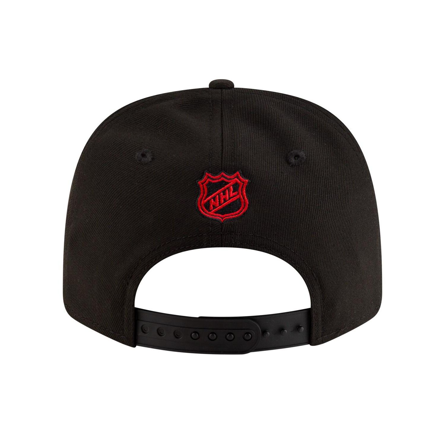 Men's Black Buffalo Sabres 9SEVENTY Stretch-Snap Adjustable Hat