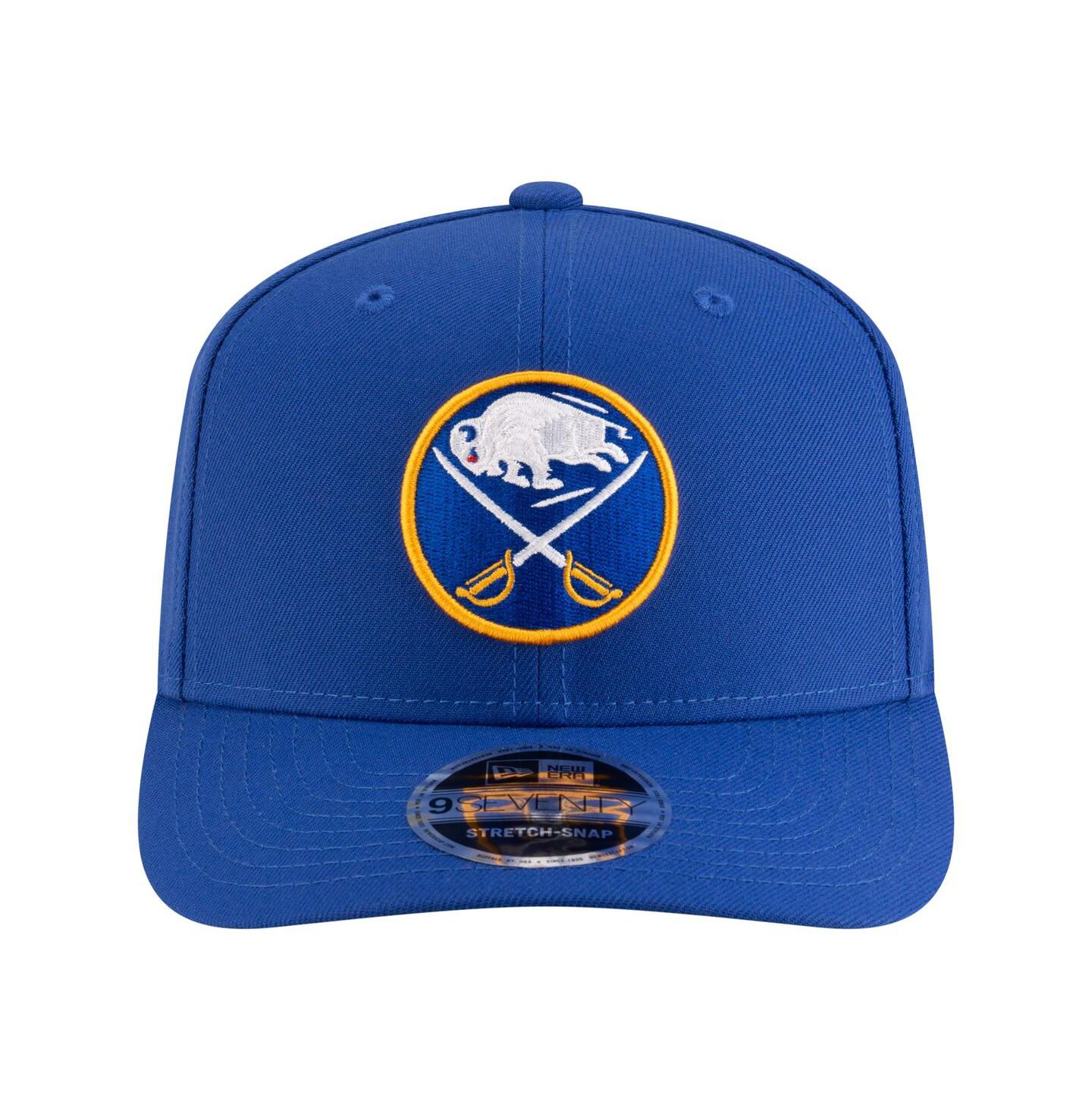 Мужская кепка New Era Royal Buffalo Sabres 9SEVENTY Stretch-Snap Adjustable Hat — фото 4