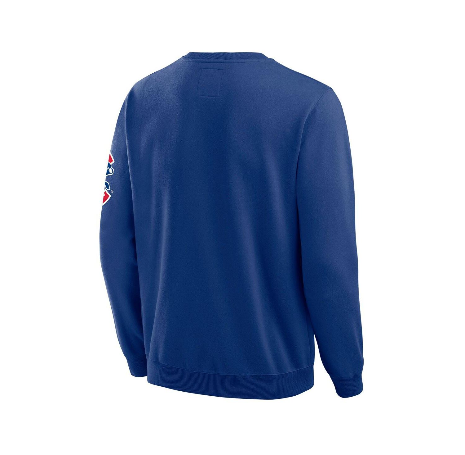 Darius Rucker Collection by Men's Royal Chicago Cubs Washed Crew Neck Pullover Sweatshirt