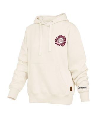 Women's Cream South Carolina Gamecocks Elena Janise Hoodie