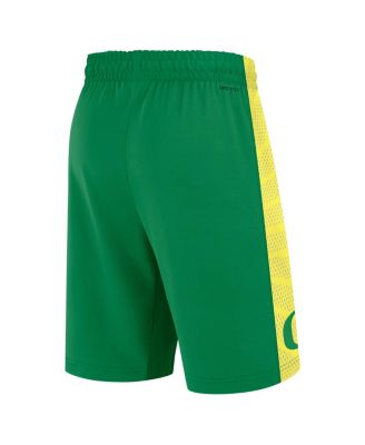 Men's Green Oregon Ducks Road Replica Basketball Shorts