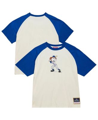 Women's Cream New York Mets Boyfriend Raglan T-Shirt