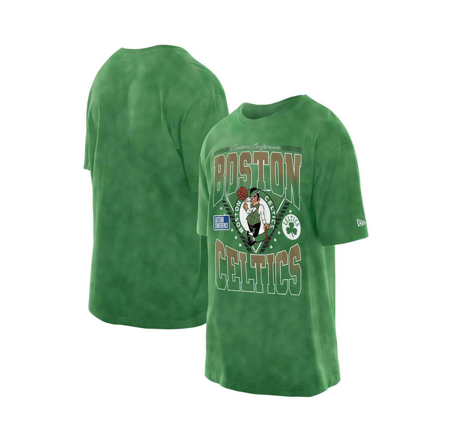 Men's Kelly Green Boston Celtics Boxy Old School Sport Vintage Wash T-Shirt