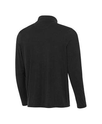 Men's Black Cincinnati Reds Content Quarter-Zip