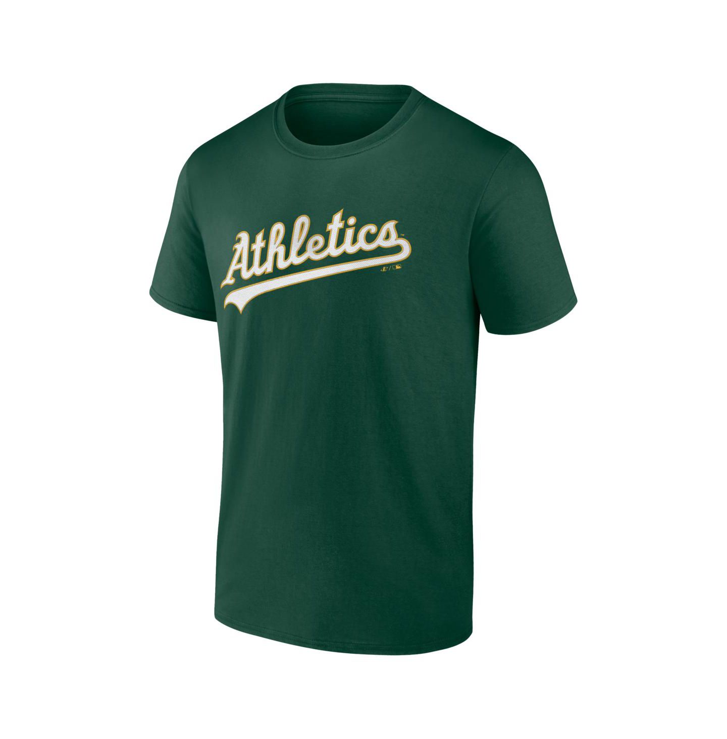 Мужская футболка Logo Athletic Green Athletics Wordmark — фото 3