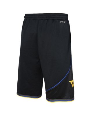 Big Boys and Girls Black Golden State Warriors Authentic Statement Edition Swingman Shorts