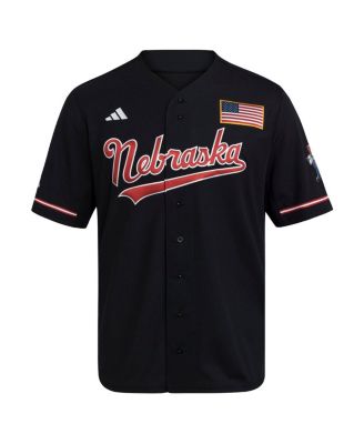 Men's Black Nebraska Huskers Alternate Replica Baseball Jersey