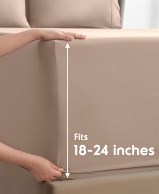 Extra Deep Pocket Microfiber 6-Pc. Sheet Set, King