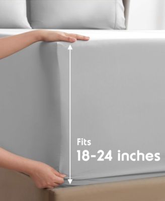 Extra Deep Pocket Microfiber 6-Pc. Sheet Set, Queen