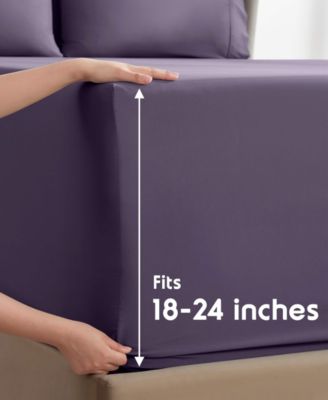 Extra Deep Pocket Microfiber 6-Pc. Sheet Set, Queen