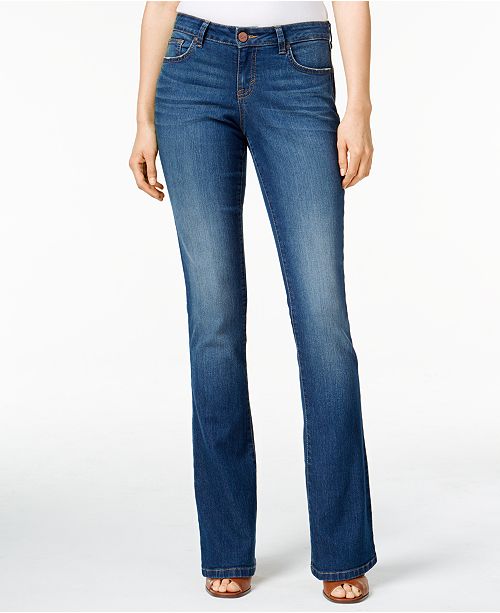Style & Co Curvy-Fit Bootcut Jeans, Created for Macy&#39;s & Reviews - Jeans - Women - Macy&#39;s