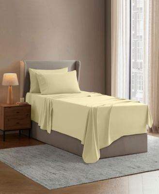 Extra Deep Pocket Microfiber 4-Pc. Sheet Set, Twin