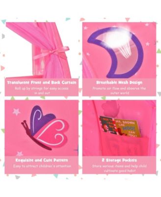 Kids Galaxy Starry Sky Dream Portable Play Tent with Double Net Curtain